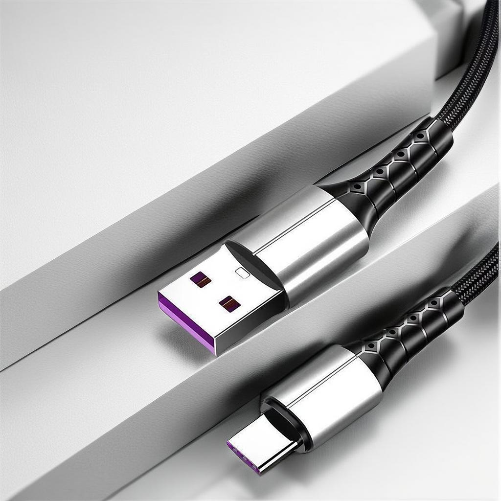 1.5m USB C Cable Braided Fast Charging Cable Nylon Durable Long Charger Cord for Samsung Xiaomi (for Android Only)
