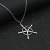Anime Pendant Bleach Necklace With Silver Metal Chain For Cosplay Fans Gift