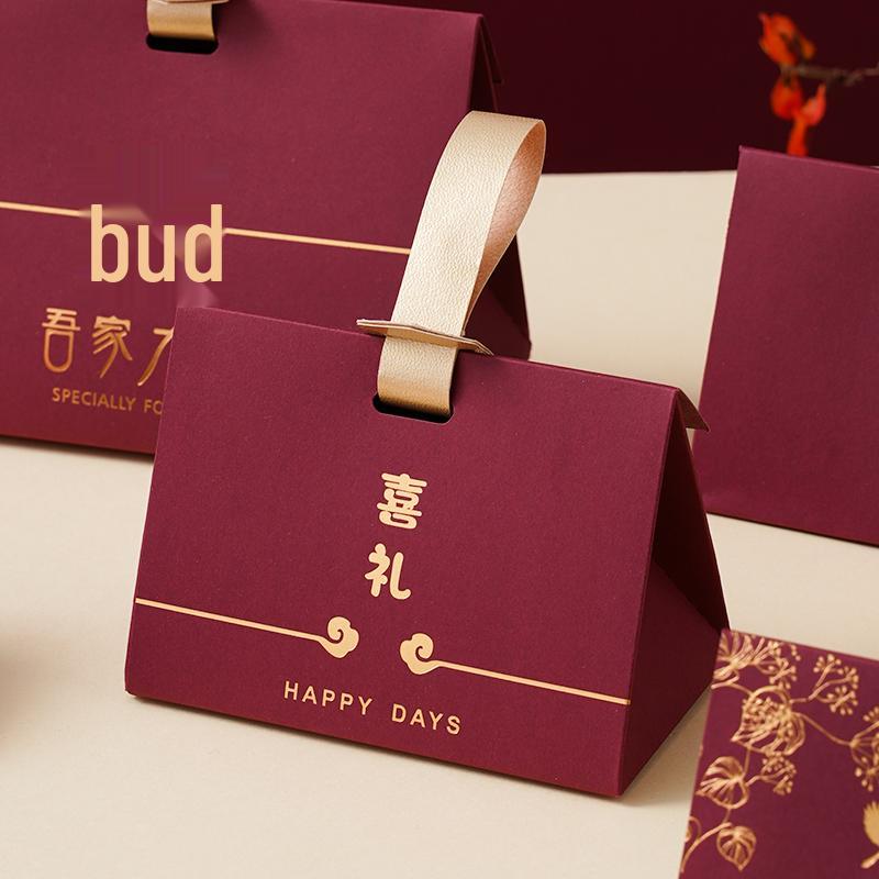 2025 Wedding Engagement Favor Box - Handheld Candy Gift Bag