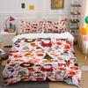 Whimsical Festive Cheer Bedding Sets Duvet Cover Sets Duvet Covers Pillowcases(1*Duvet Cover 2*Pillowcases Without Duvet Insert)