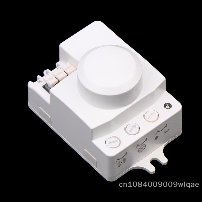  | 5.8GHz Microwave Motion Sensor Switch 220V AC Human Presence Detector Adjustable Radar Occupancy Sensor Module DIY