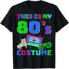 Costume Rétro Années 80 Tenue Costume Fête à Thème Costume T-Shirt Fête Années 90