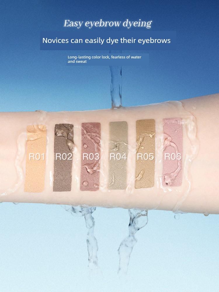Rock Sweetheart Eyebrow Dye Cream in Light Brown, Natural Waterproof, Long-Lasting, Non-Fading, Non-Smudging, Styling for Beginners, Wild Eyebrow Look