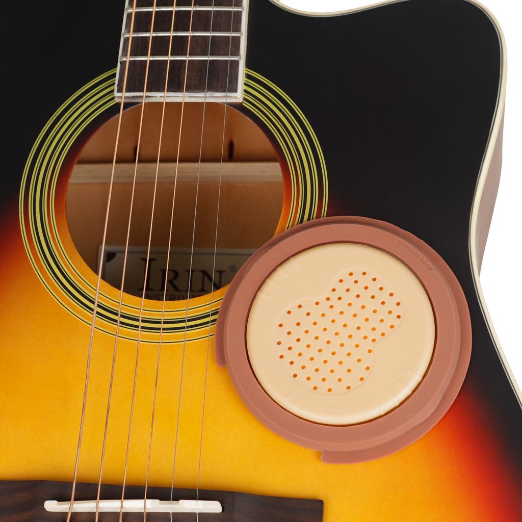 Guitar Sound Hole Cover Moisturizer with Built-in Sponge Guitar Soundhole Humidifier with 2pcs