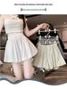 White Cloud High-Waist Slim Puffy Lantern Skirt 2024
