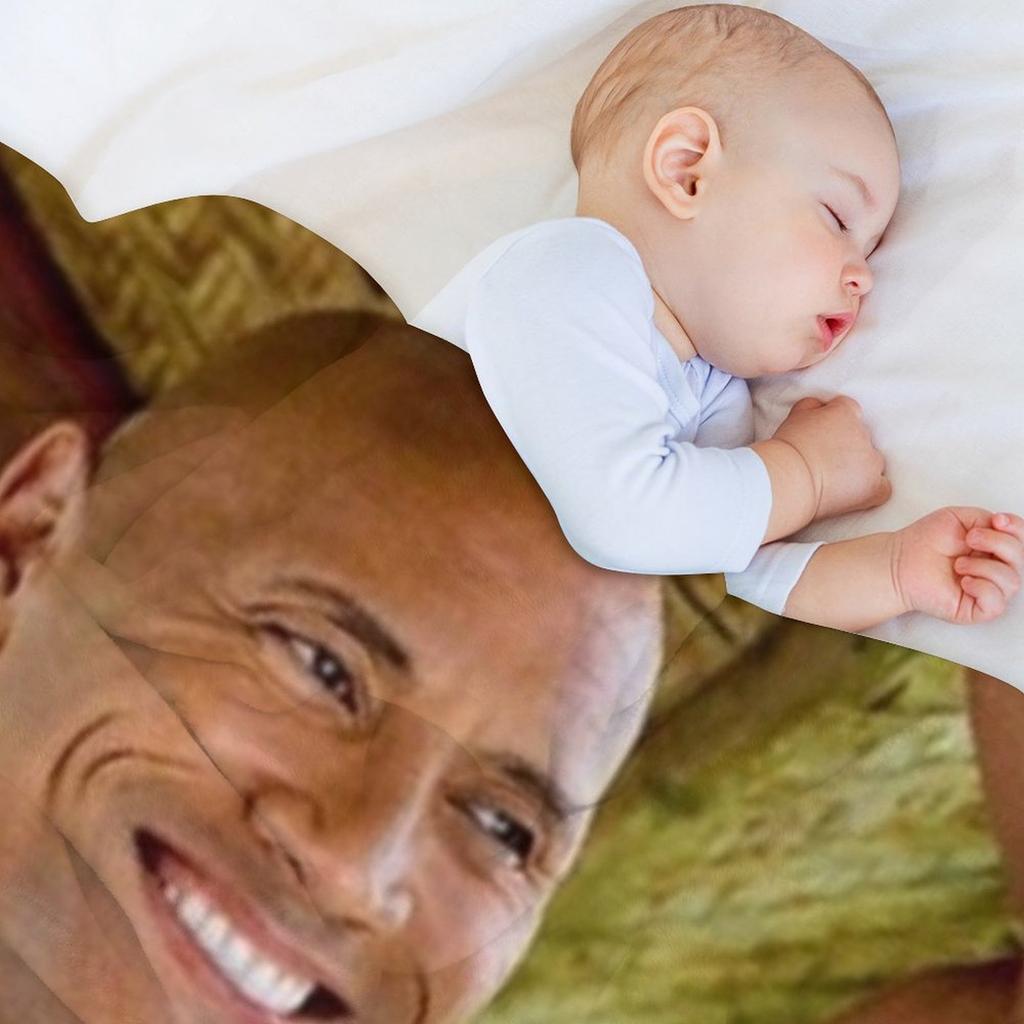 dwayne johnson Throw Blanket Thermal Decorative Sofas Luxury Designer Furry Blankets