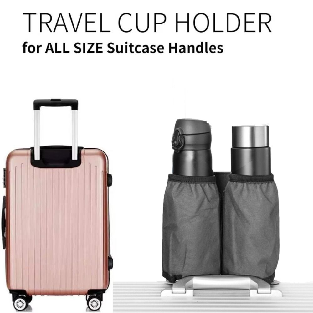 Hands-Free Design Suitcase Drink Bag Portable Storage Travel Drink Carrier  Travel Essentials