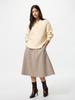 Uniqlo Brushed Jersey Midi Flare Skirt