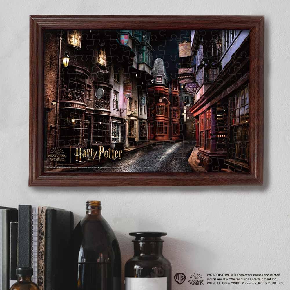 Tenyo Harry Potter Diagon Alley Jigsaw Puzzle 108 Pieces with Glue and Spatula 18.2x25.7cm