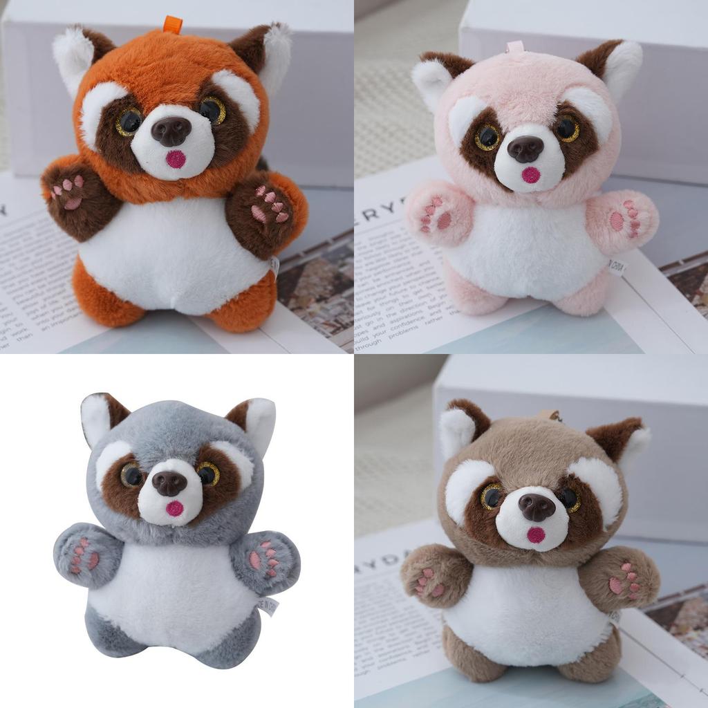 Adorable Little Raccoon Keychain Plush Cute Bag Charm Boutique Mini Gift Blind Box
