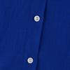 Camicia da Donna in Cotone e Lino Manica Lunga Collo a Revers Bottoni Camicia Colorata