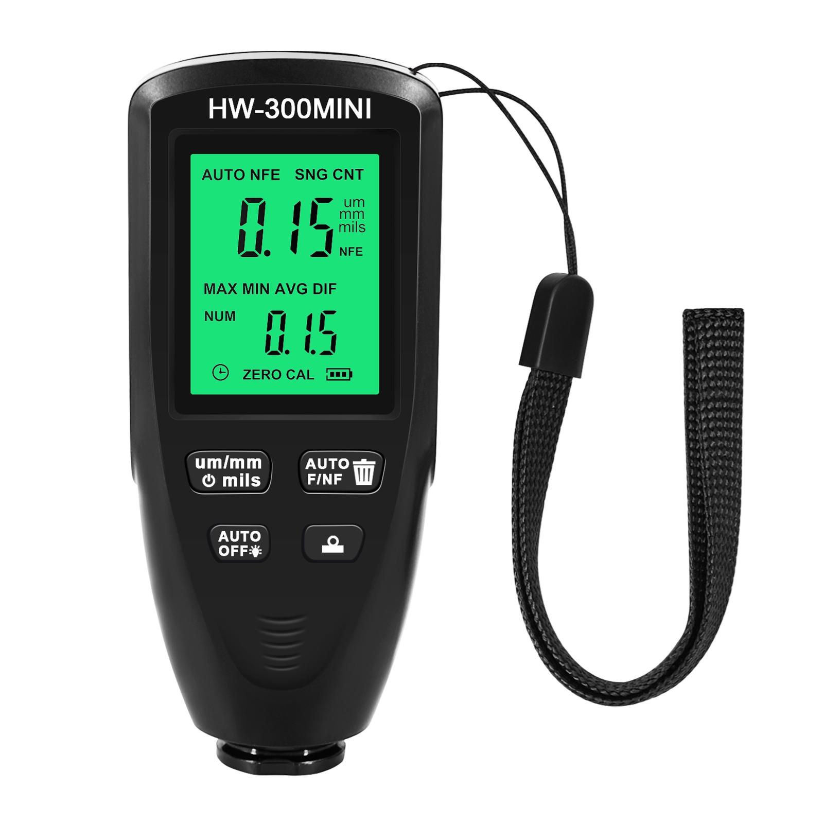 

Paint Thickness Gauge Car Coating Thickness Meter for Automobile Paint Inspection Manufacturing Industry Metal Surface чёрный