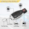 Key Fob for 97-14 Mercedes Benz C CL E GL ML R S Class/ 97-14 Sprinter 300 SL Series Car Keyless Entry Remote Control, IYZ3312 IYZDC, 4 Buttons, 2Pcs
