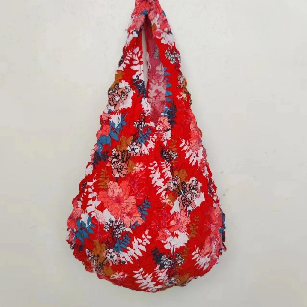 Reusable Bubble Foldable Stretch Bag Large Capacity Magic Stretch Puff Bag Travel