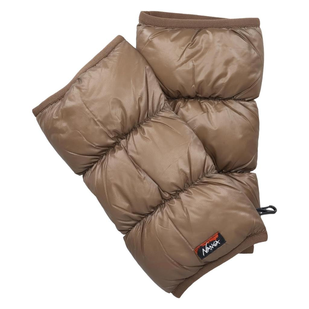NANGA MOUNTAIN LODGE DOWN WRIST GAITERS, Wrist Warmer Gloves, MOUNTAIN LODGE, Men's and Women's, NW2441-1A806-A, MOKA M
