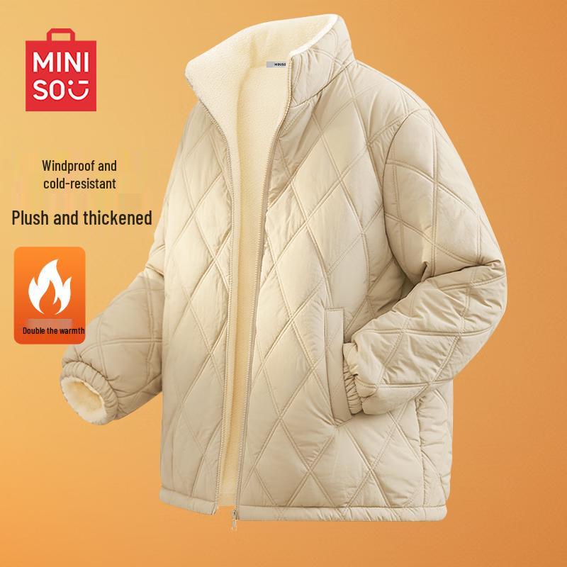 

MINISO Мужская зимняя куртка свободного кроя с утеплителем 3XL