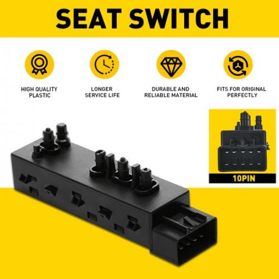 Seat Control Switch Left Driver Side For 2010-2015 Chevrolet Camaro 25974714 EXV