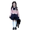 Girls' Academy Style Skirt Set - Spring/Autumn 2025, Princess Style Outfit for Middle & Large Children