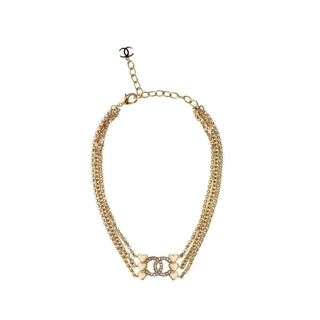 CHANEL Double C Necklaces Women's Gold ABA260-B10486-NN007