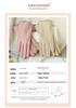 Women's Winter Velvet-Lined Cute Korean Style Touchscreen Gloves for Driving, Cycling, Skiing