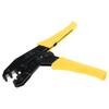 Ratcheting Wire Terminal Crimper Tool for Insulated Terminals Fixed Jaw Crimper Replace for Solar Crimper Panel PV-Cable