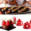 1/2/4 Pièces Anneaux à Tarte Ronds en Acier Inoxydable - Moules Perforés pour Mousses et Desserts, Emporte-pièces, Moules à Tartes aux Fruits