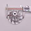 HX40/HX40W Turbo Billet Wheel Compressor Wheel 60x88.6x86mm-backplat-11blades Supplier AAA Turbocharger Parts