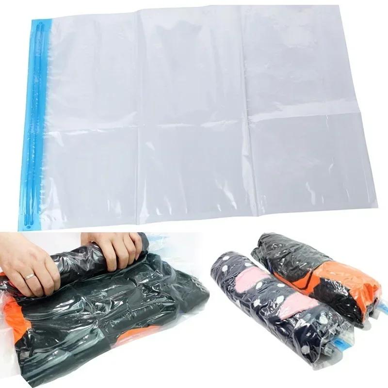 

Large Capacity Storage Bag Storage Bag Household Clothing Vacuum Bag Dust-proof And Moisture-proof Hand Roll Compression Bag 35x50cm