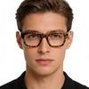 Tr90 Anti Blue Light Glasses Frame Men Business Square Computer Gaming Spectacles Retro Presbyopic Eyewear for Man