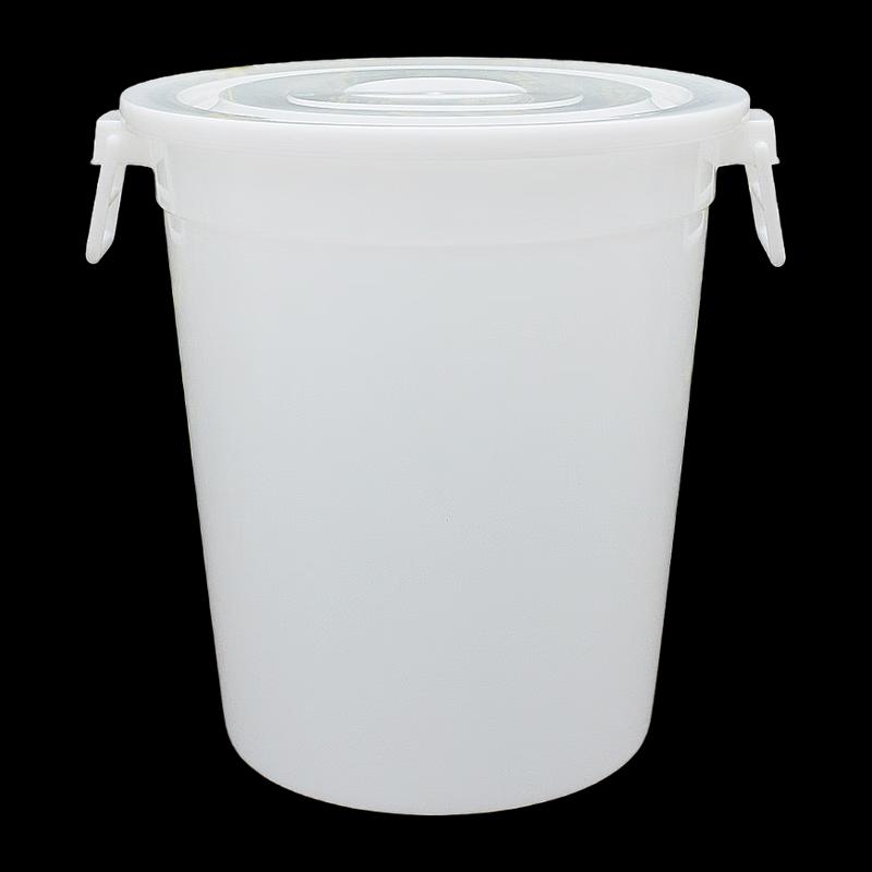 

Large Plastic Trash Can with Lid