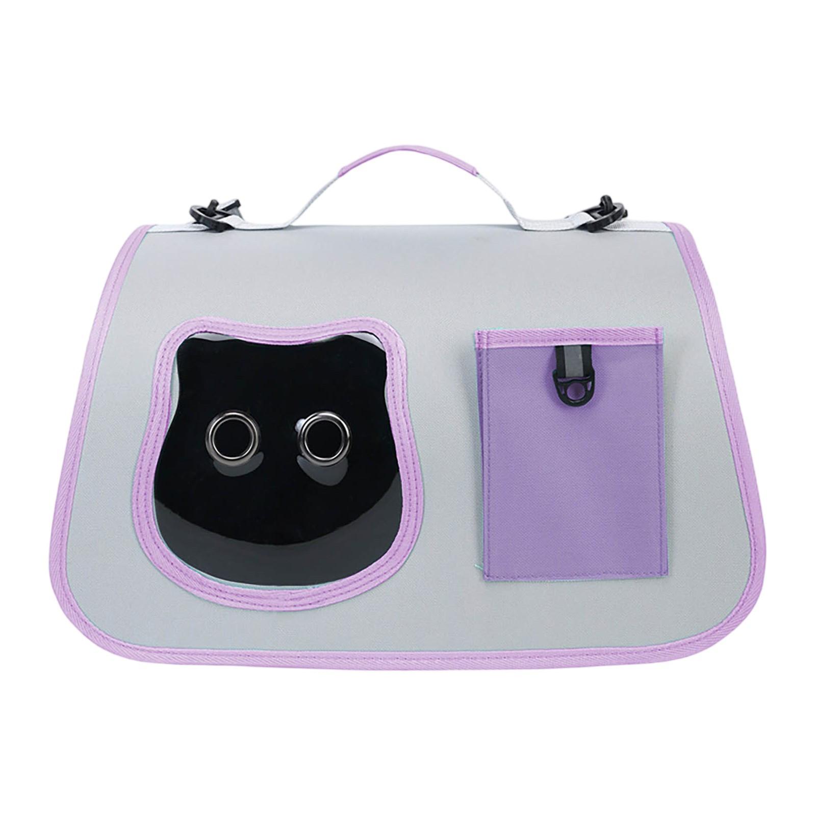 Crossbody Pet Bag Convenient Crossbody Large Capacity Pet Bag One Size фиолетовый