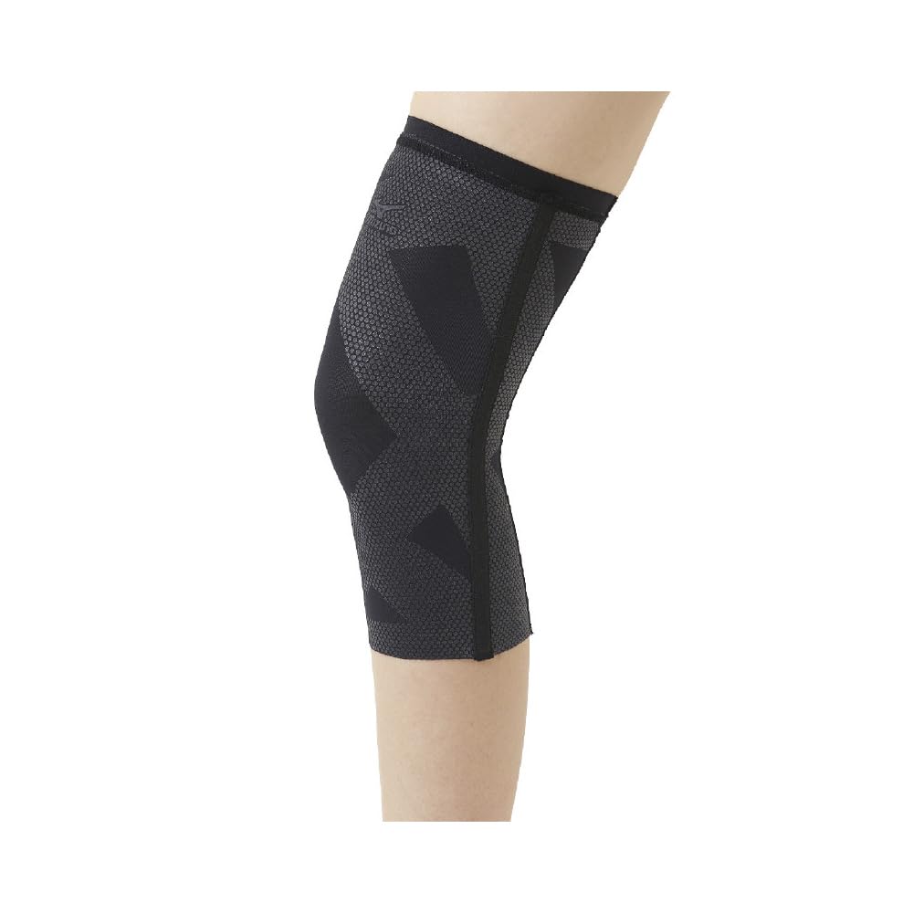 Skin Feel Knee Thin Soft Size C2JSCU01 Support, Material, Texture, 2-Pack, Unisex, Black, M,