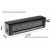 EC88 LED-bilklocka med temperatur- och spänningsdisplay - Dubbelfärgat nattljus