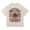 Vintage Ornitier Pizzeria T Shirt Fashion Men/Women Harajuku Aesthetic Funny Cute T-Shirt Unisex High Quality Cotton Tees Shirts