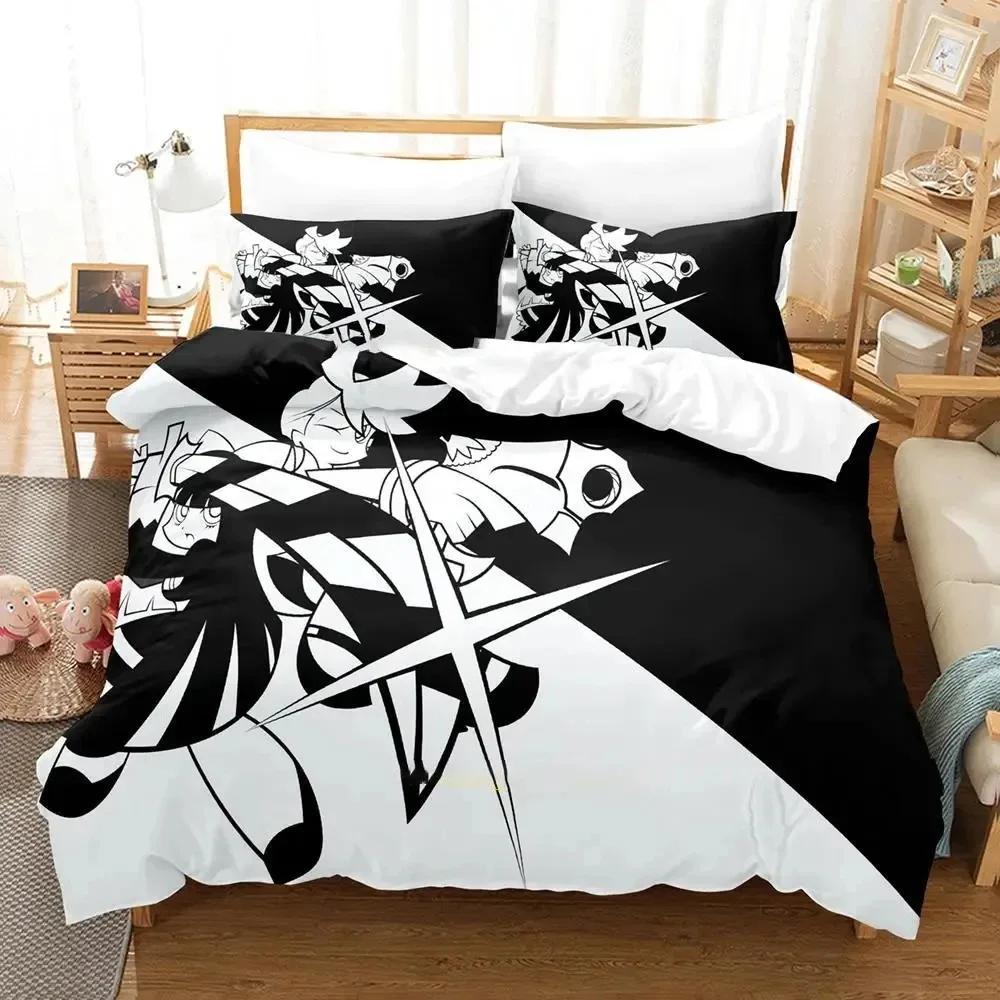 Anime Panty Stocking Garterbelt Comfortable Duvet Quilt Cover Pillowcase Bedding Set Children Bedroom Decoration Home Textile 70x133cm 2pcs