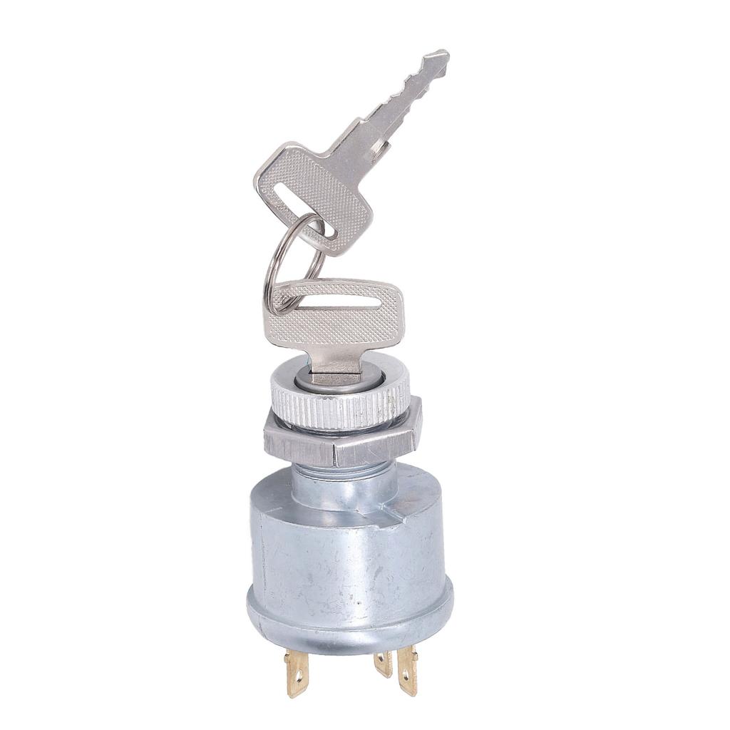 4Pin Ignition Key Switch High Performance Replacement for E‑Z‑GO Gas Or Electric Golf Cart 1981 Onwards