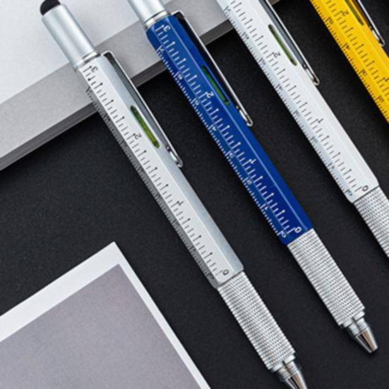 Penna Capacitiva 6 in 1 Robusta Inchiostro Costante Design a Scala Cancelleria