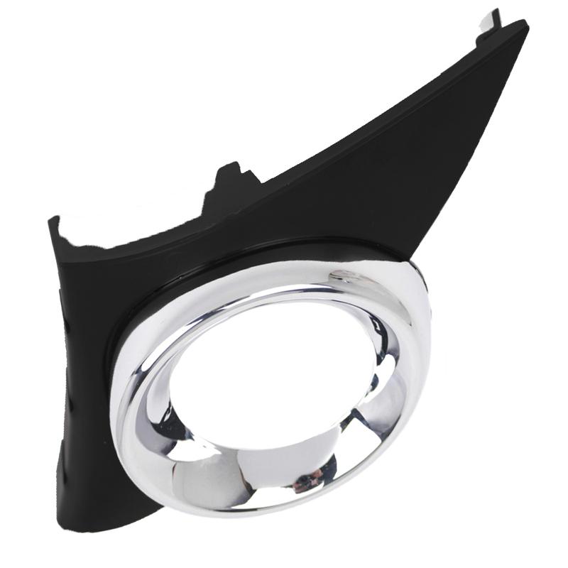 Left/Right Car Front Fog Light Cover Chrome Foglights Frame Grill for PEUGEOT 207 SPORT MODELS 2006 2007 2008 2009