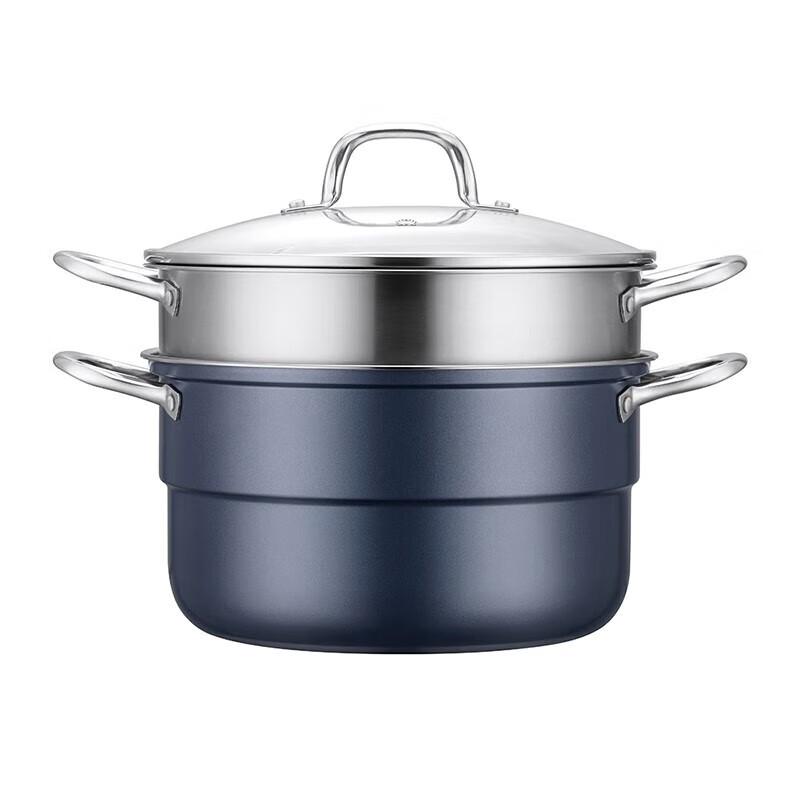 

Deslang Stainless Steel 2-Layer Steamer Pot 28cm