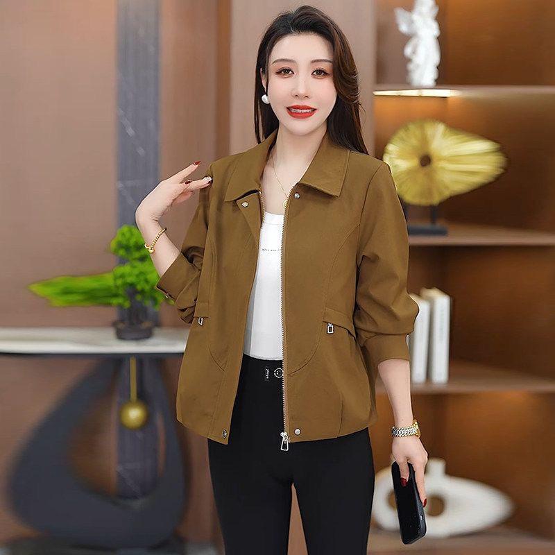 

Elegant Slimming Lapel Jacket for Women - Spring 2026 Collection XL (Recommended 42.5-52.5 kg) хакі