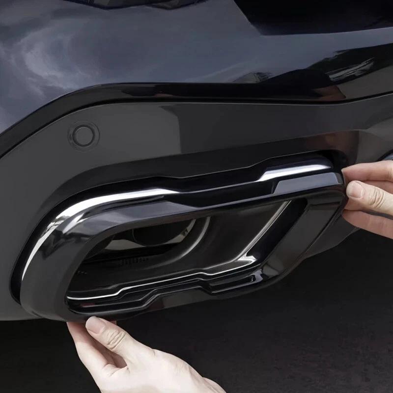 BMW X5 X6 X7 Sport Exhaust Muffler Upgrade: Four-Outlet Tailpipe, Easy Non-Destructive Installation