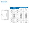 AW® 304 Stainless Steel Female Thread BSPP Check Valve One Way Non-retrun Valves 1/8" 1/4" 3/8" 1/2" 3/4" 1" 150psi