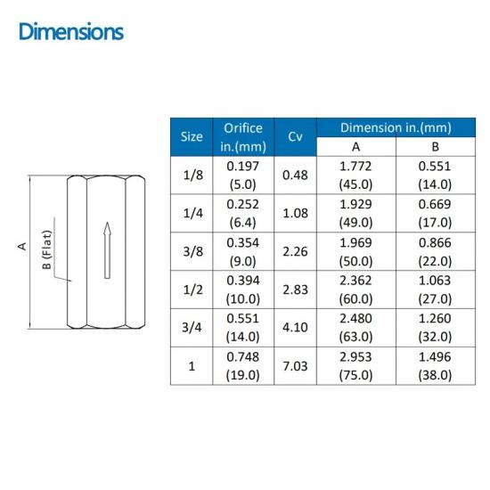 AW® 304 Stainless Steel Female Thread BSPP Check Valve One Way Non-retrun Valves 1/8" 1/4" 3/8" 1/2" 3/4" 1" 150psi
