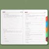 2025 Daily Planner Pu Cover Agenda Schedule Notebooks Ideal For School Office Journaling A5 Business 365-Day Calendar Planning