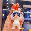 Creative Cartoon Animation Digital Baby Drag Boys and Girls Keychain Bag Pendant Car Keychain Gift