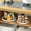 360 Rotatable Anti Sliding Kitchen Condiment Rotatable Storage Rack Tableware Cabinet Round Multi-purpose Storage Rack