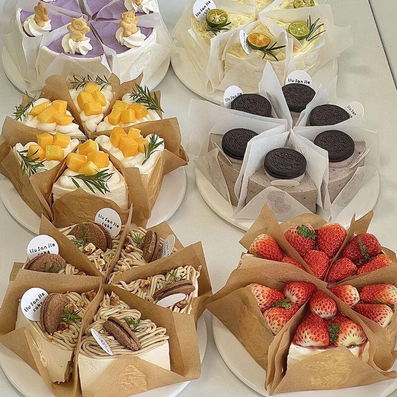 Square Greaseproof Cake Box Liners