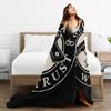 In Glock We Trust Blanket Soft Warm Flannel Throw Blanket Plush for Bed Living Room Picnic Travel Home Couch