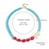 Turquoise Stone Beaded Necklace With Water Drop Pendant Blue Green Beads Layered Look Daily Jewelry For Women Casual Commuter Style 41-50 Cm