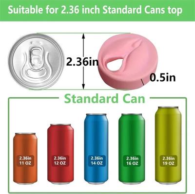 Silicone Spoof Drink Can Sleeve Fits Standard Drink Cans Original Gifts for Stag Parties: Reusable Vagina Shaped Drink Can Lids